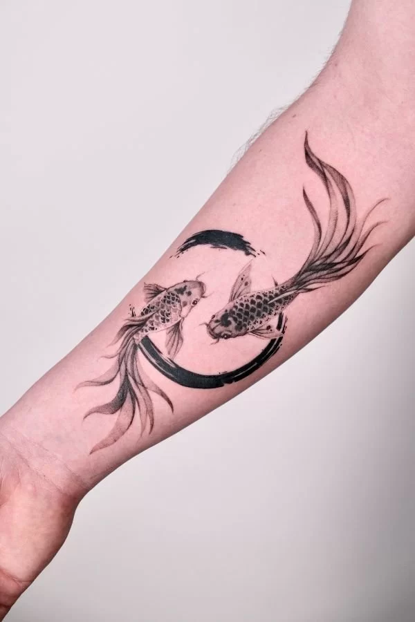 koi fish arm tattoo 2026