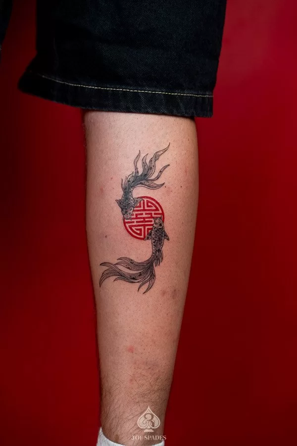 Asian Koi Fish Tattoo Designs | 3 of Spades Hanoi