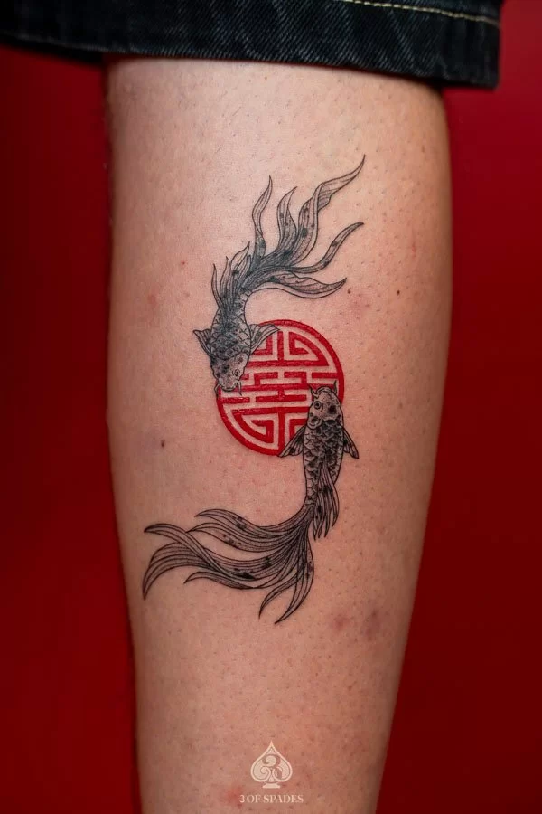 Asian Koi Fish Tattoo Designs | 3 of Spades Hanoi