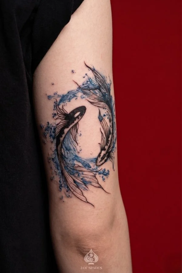 Koi Fish Hanoi Tattoo