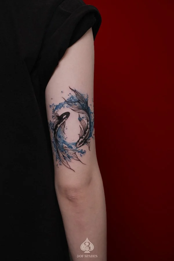 Koi Fish Hanoi Tattoo