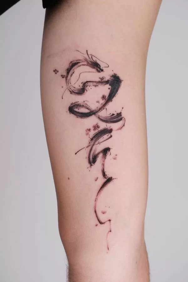 Brushstroke Dragon 5