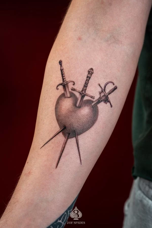 3 Swords Heart