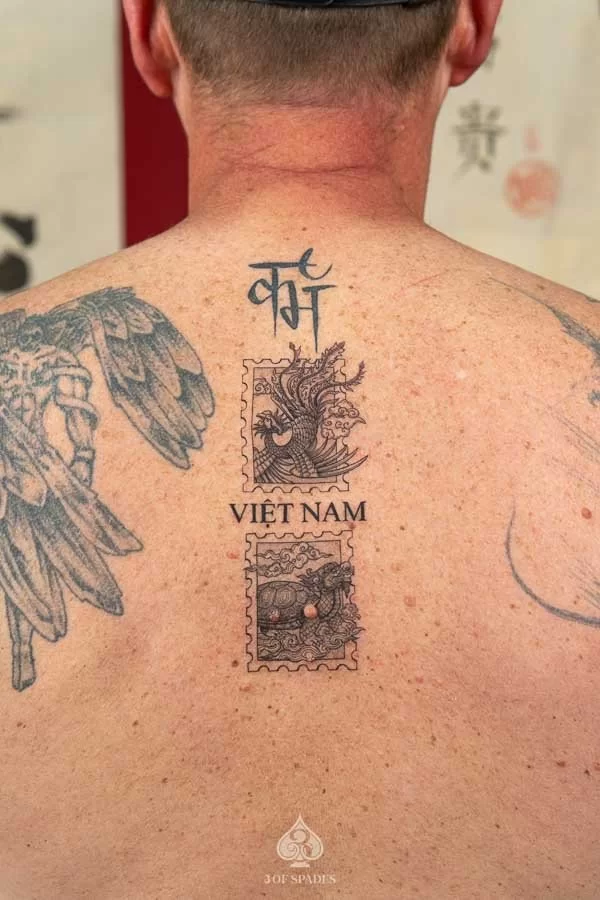 Phoenix And Turtle Stamps