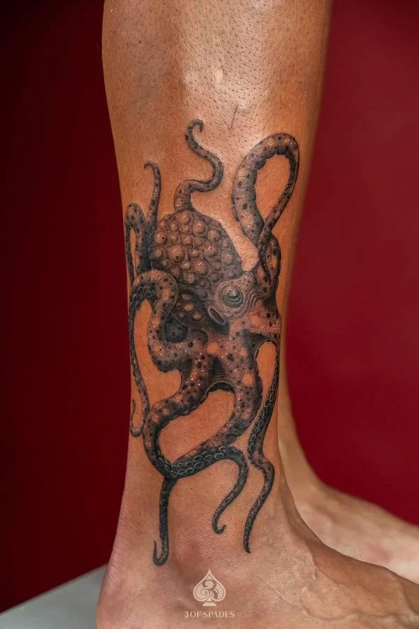 Realism Octopus Tattoo