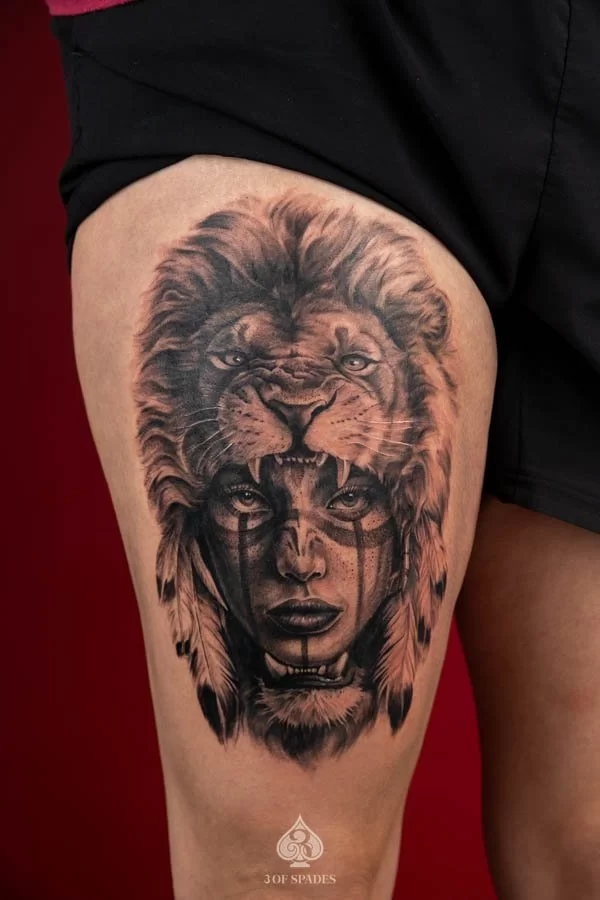 Lion Woman Realism