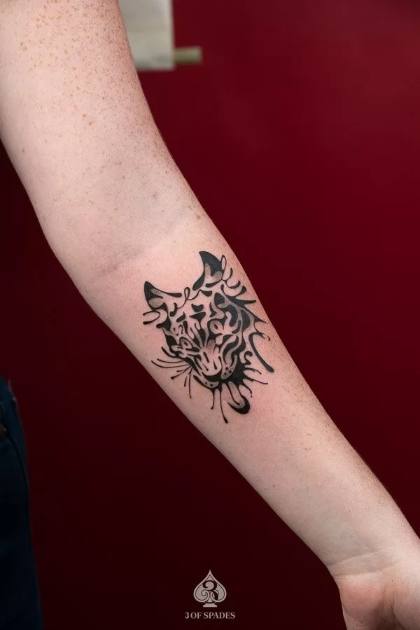 Liquid Cat Blackwork