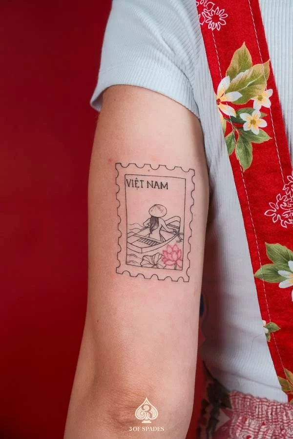 Mini Stamps Vietnamese