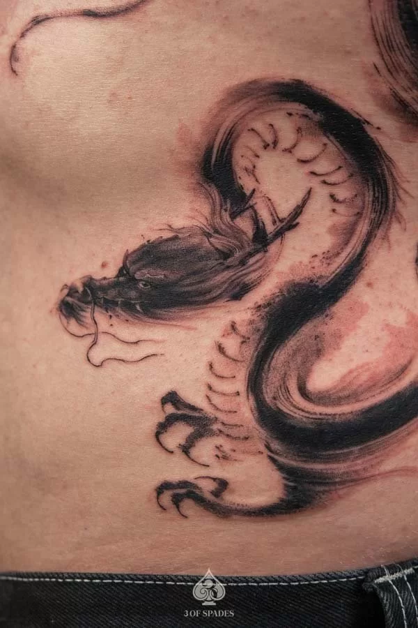 Brushstroke Dragon Ribb