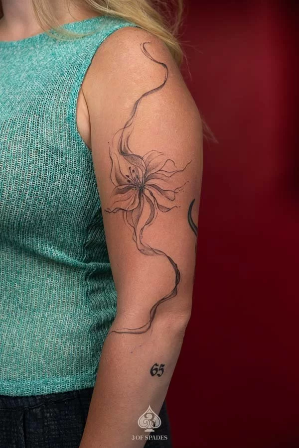 Abstract Flower By Hukk