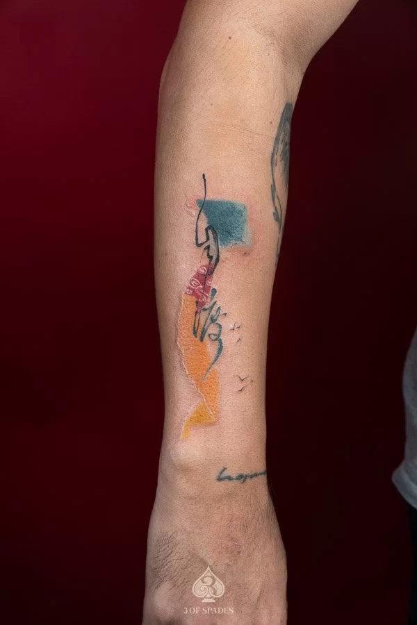 Abstract Colour Vietnamese Inspired