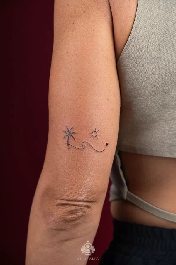 Matched Fineline Tattoo