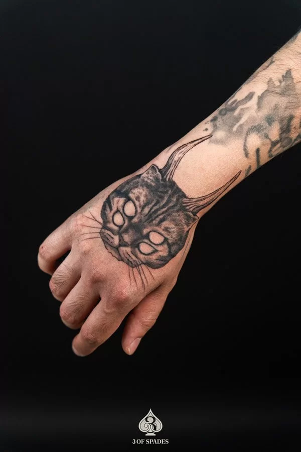 Realism Cat With Horn