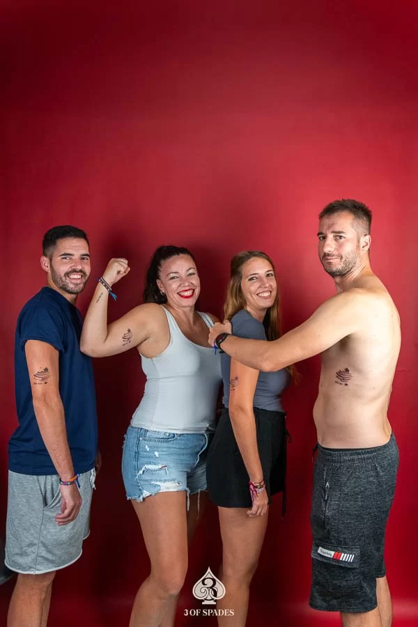 Matched 123 Zo Tattoo