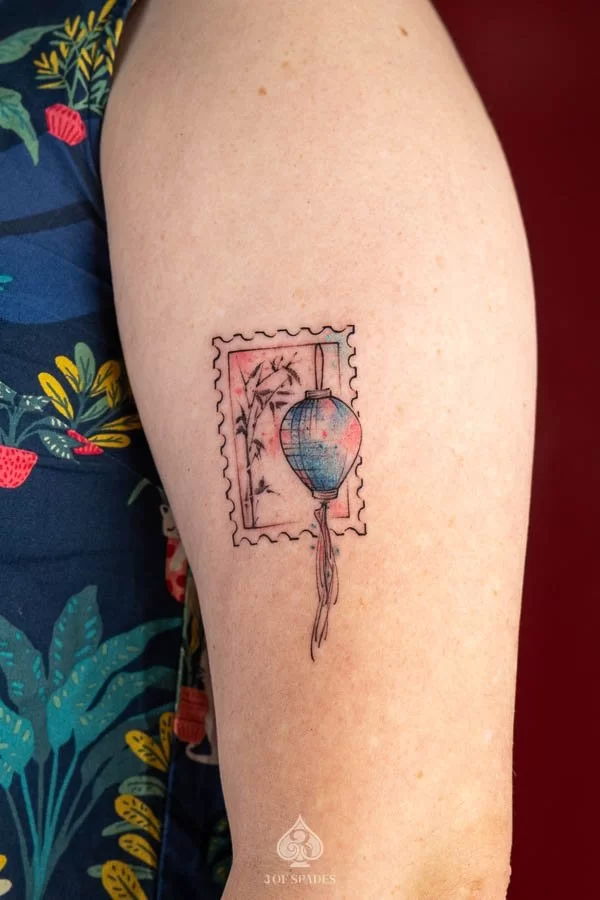 Colour Lantern Stamp