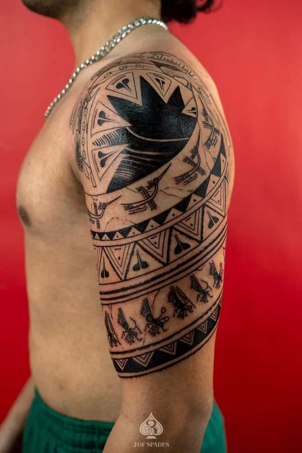 Dong Son Drum Arm Tattoo