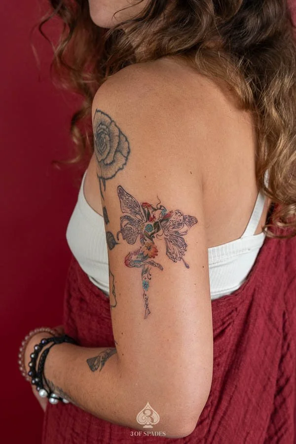 Flower Angel Tattoo Designs | 3 of Spades Hanoi