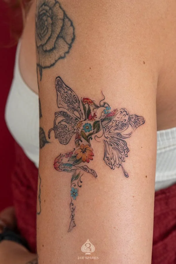 Flower Angel Tattoo Designs | 3 of Spades Hanoi