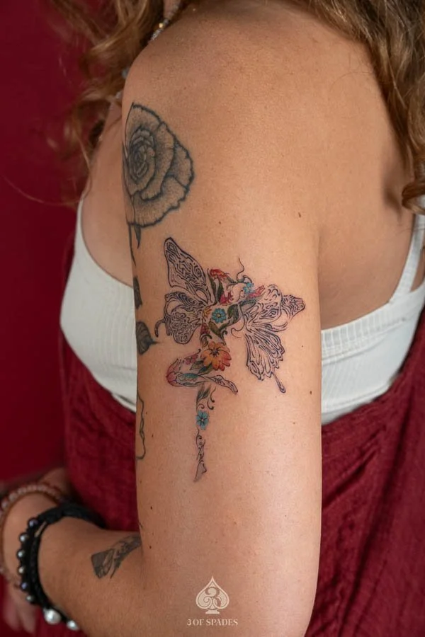 Flower Angel Tattoo Designs | 3 of Spades Hanoi