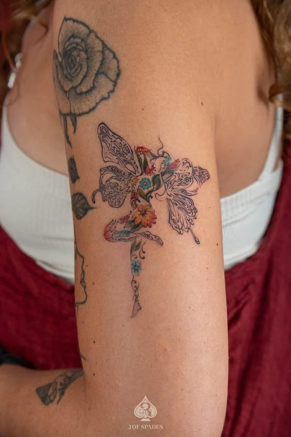 Flower Angel Tattoo Designs | 3 of Spades Hanoi