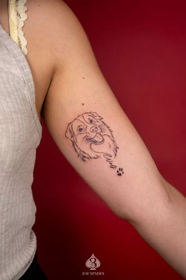 Golden Retriever Tattoo