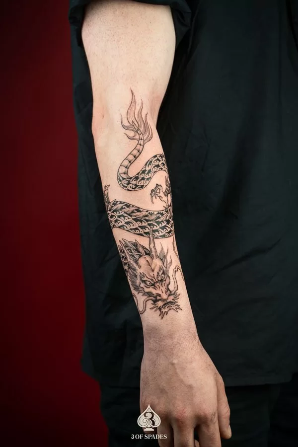 Dragon Arm Tattoo 2
