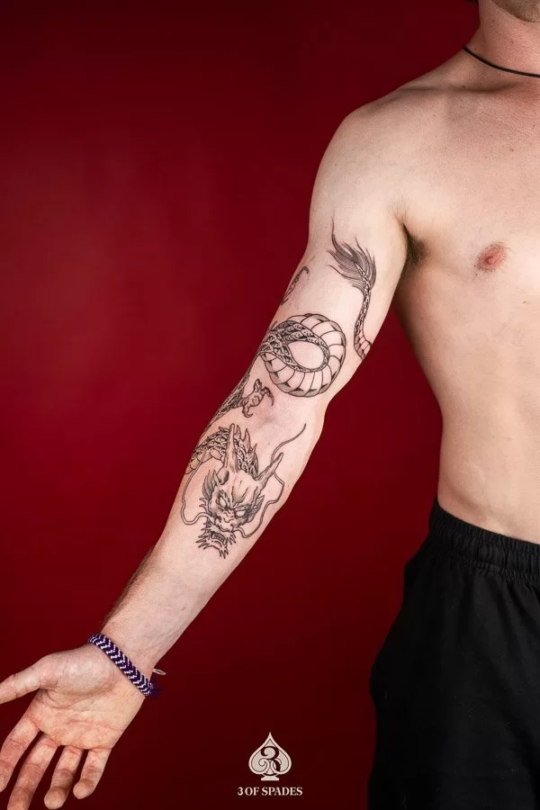 Dragon Arm Tattoo