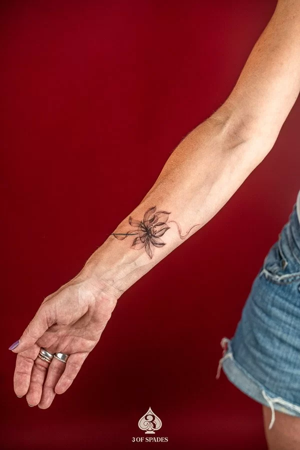 Smoke Lotus Tattoo