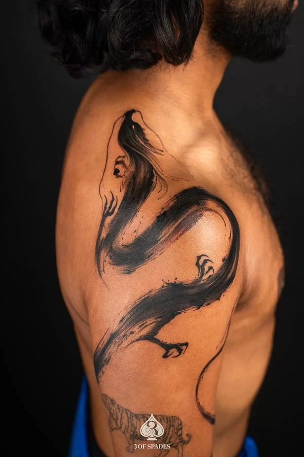 Brush Dragon Tattoo 2