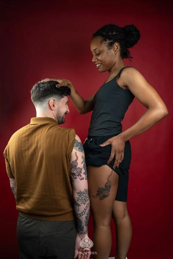 Matching Snake Tiger Tattoo | 3 of Spades Hanoi