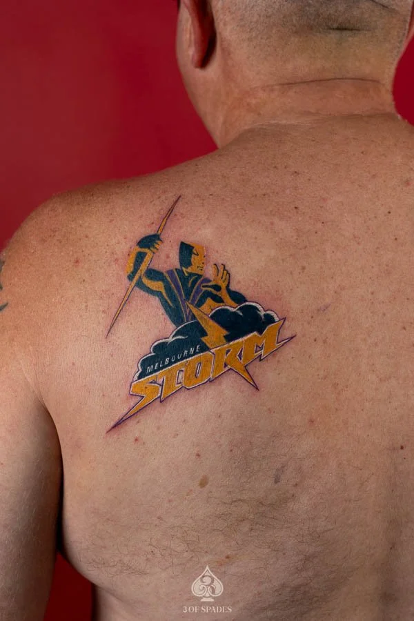 Melbourne Storm Logo Tattoo | 3 of Spades Hanoi
