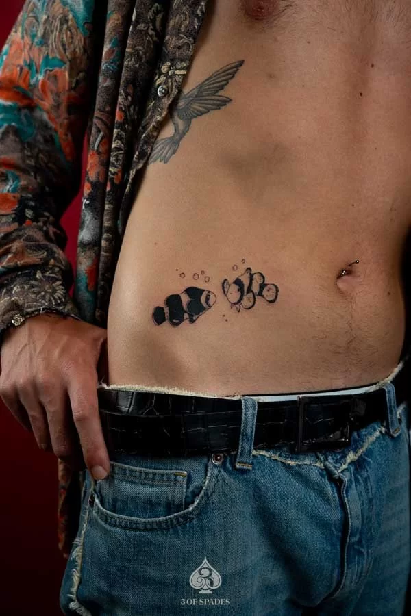 Mini Nimo Fish Tattoo