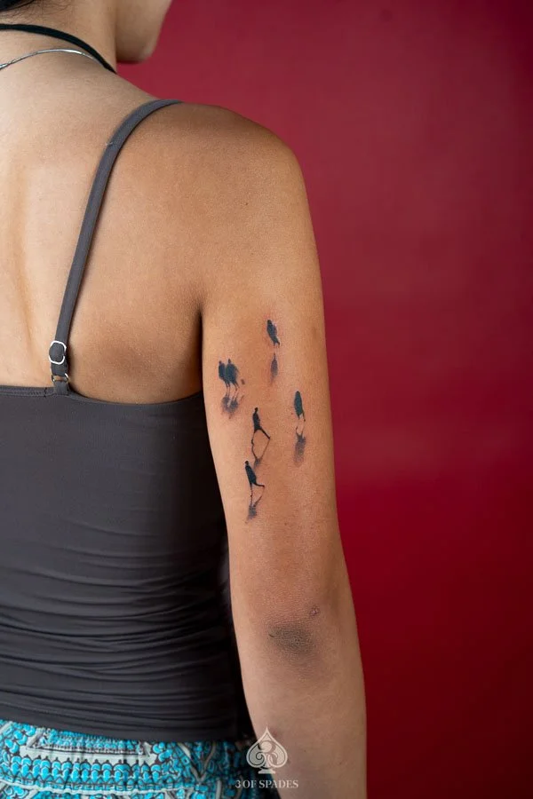 Mini Sonder Back Arm Tattoo