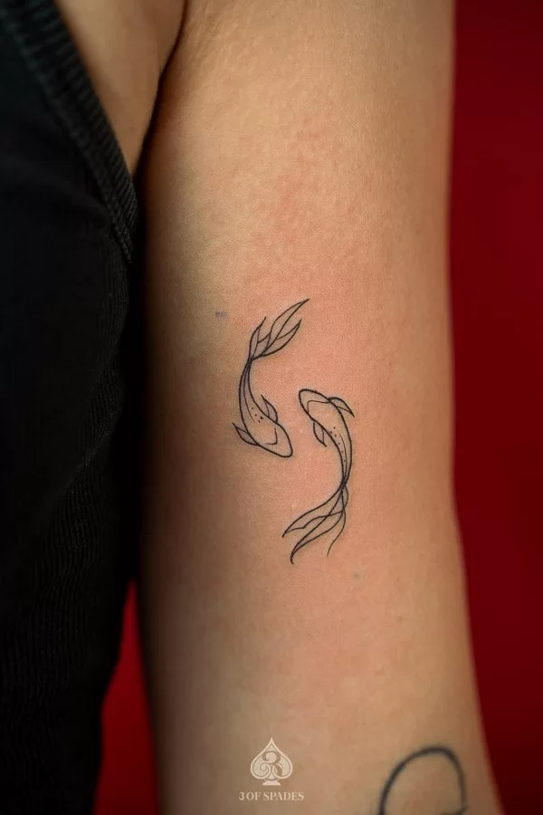 Mini Fineline Koi Fish