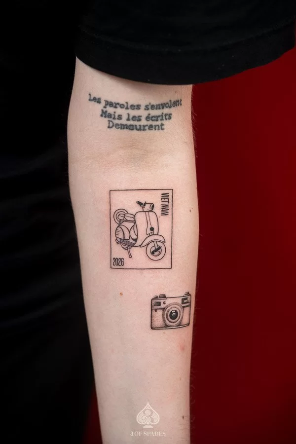 Mini Motorbike and Camera