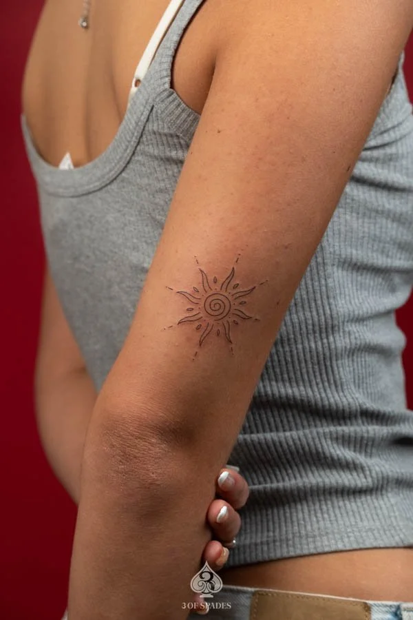 Ornamental Tattoos on Hand | 3 of Spades Hanoi