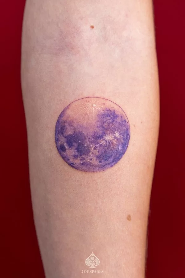 Realism Purple Moon