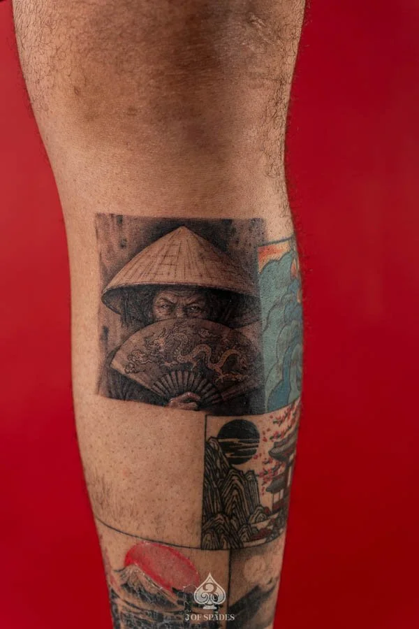 Realism Vietnamese Woman Tattoo | 3 of Spades Hanoi