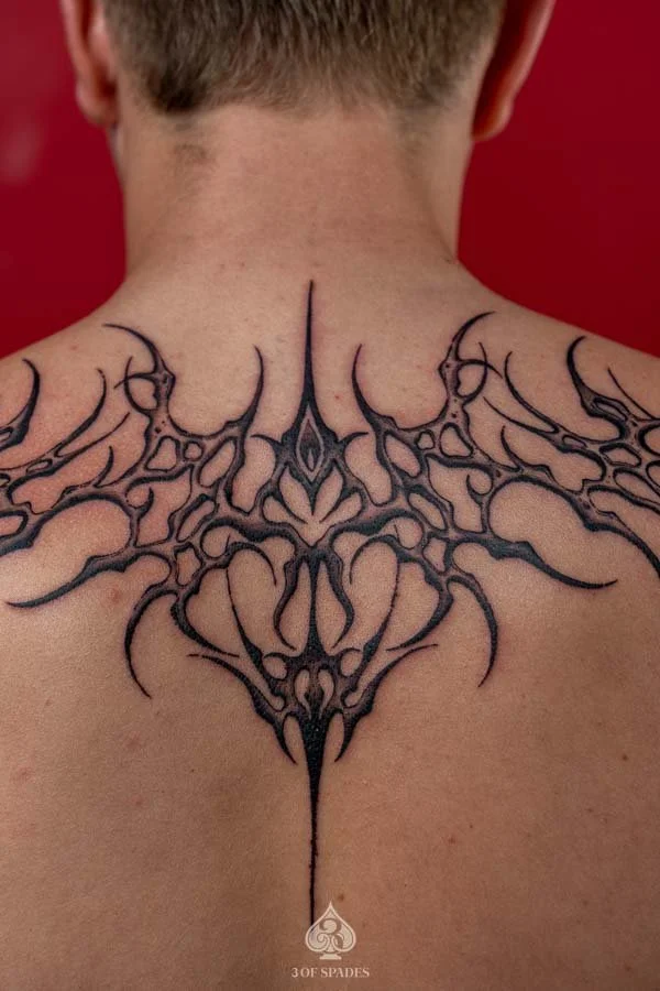 Sigilism Back Tattoo Designs | 3 of Spades Hanoi