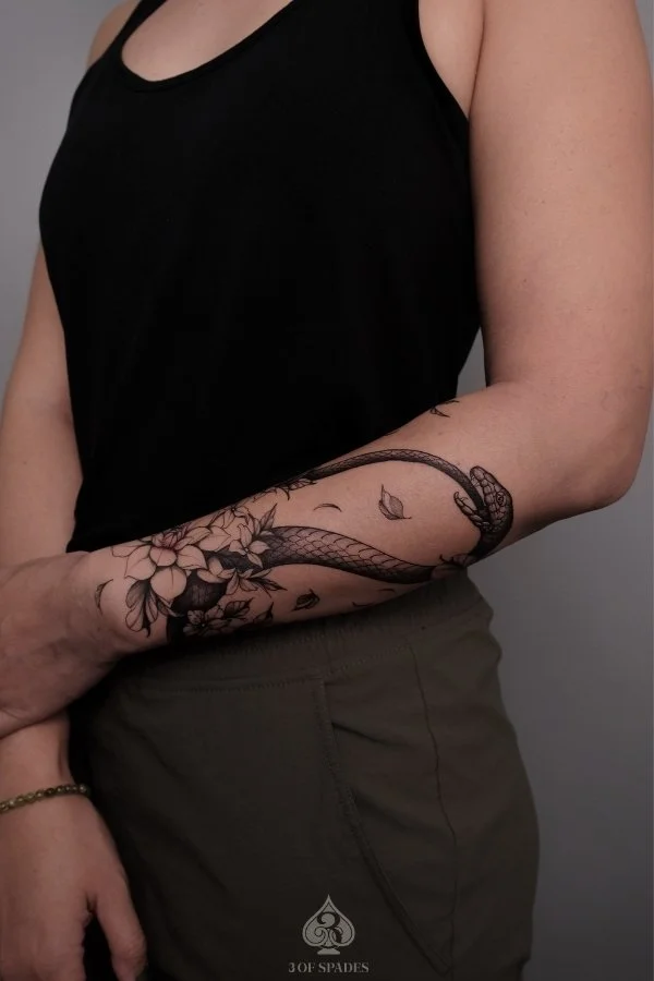 3 of Spades Hanoi Tattoo