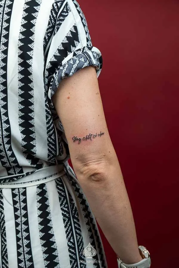 Song Chet Co Nhau Matching Tattoo | 3 of Spades