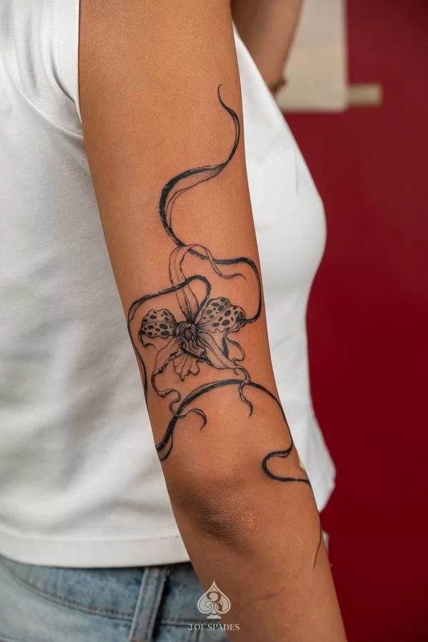 Spider Orchid Tattoo
