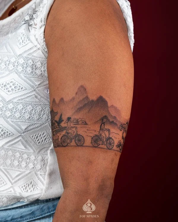 Vietnam Countryside Tattoo | 3 of Spades Hanoi