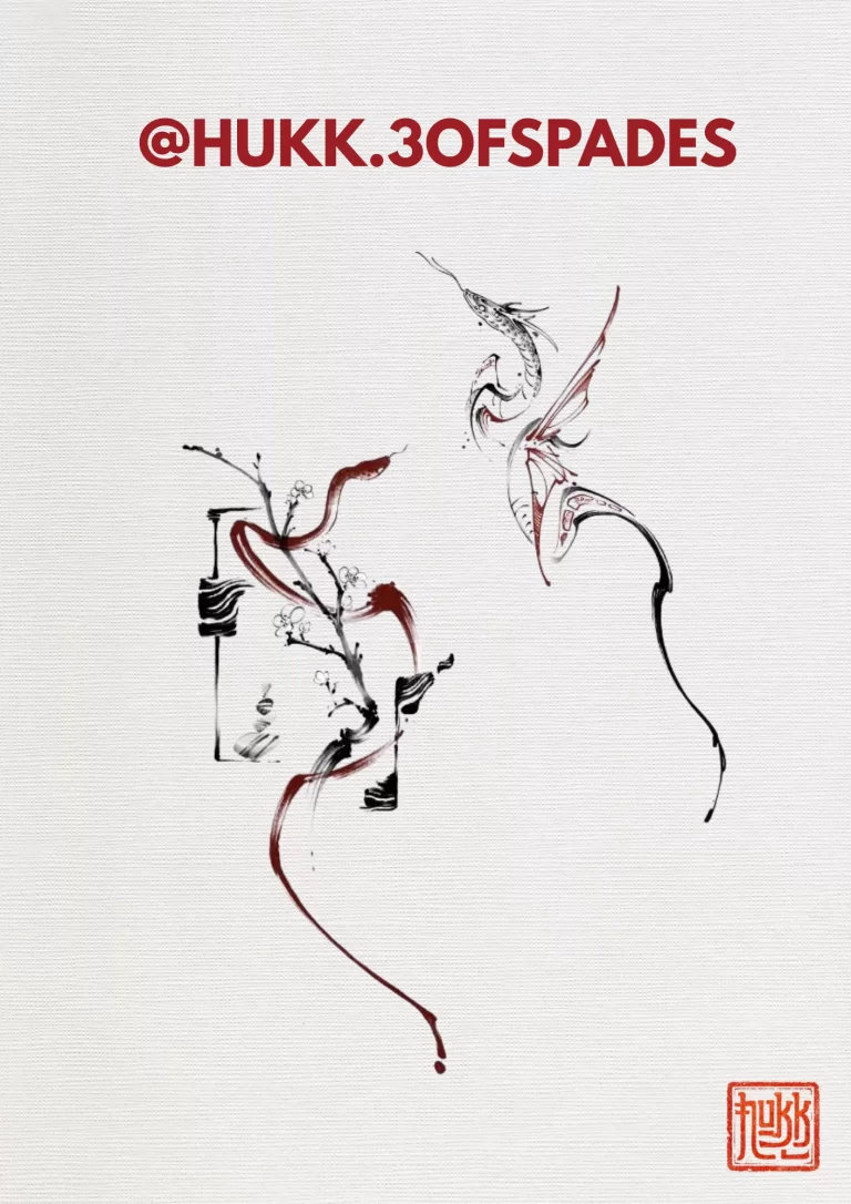 ASIAN BRUSHSTROKE design 1