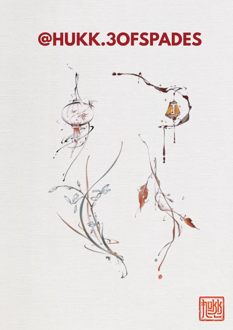 ASIAN BRUSHSTROKE design 4