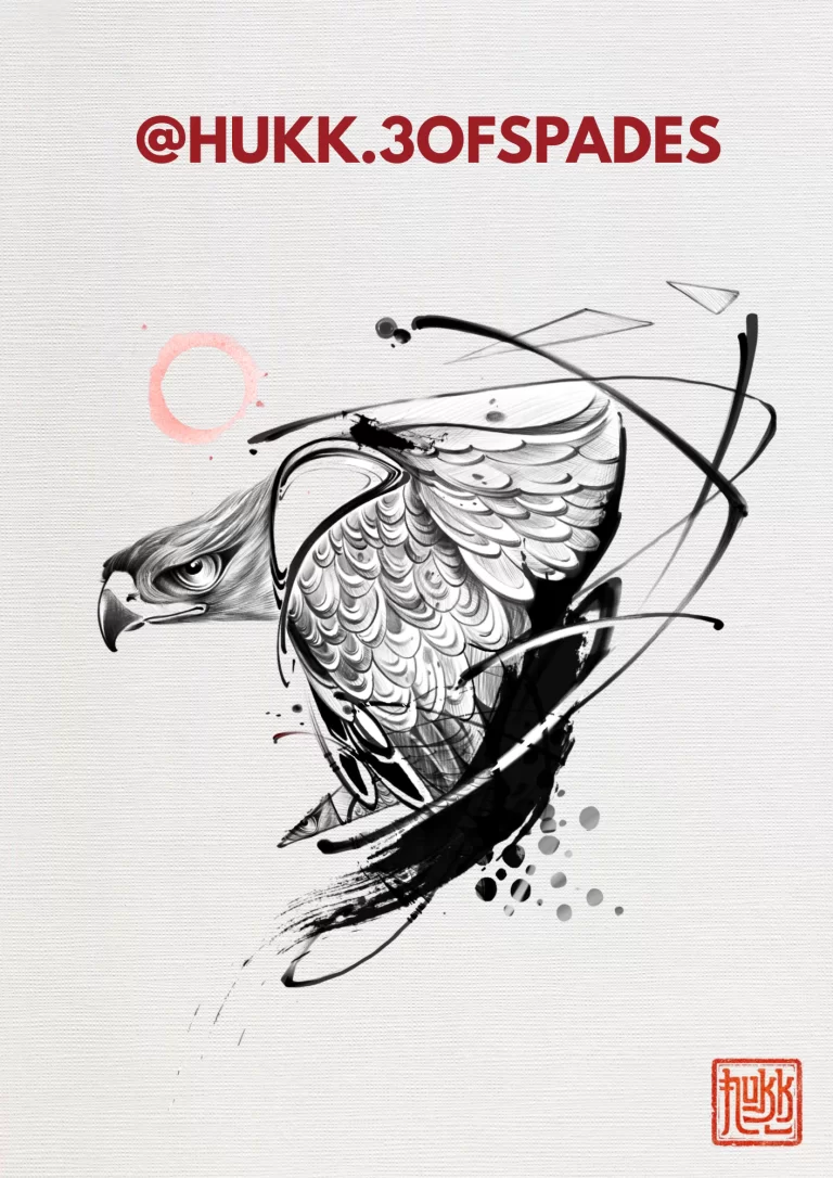 Asian Brush-stroke Tattoo Designs 5