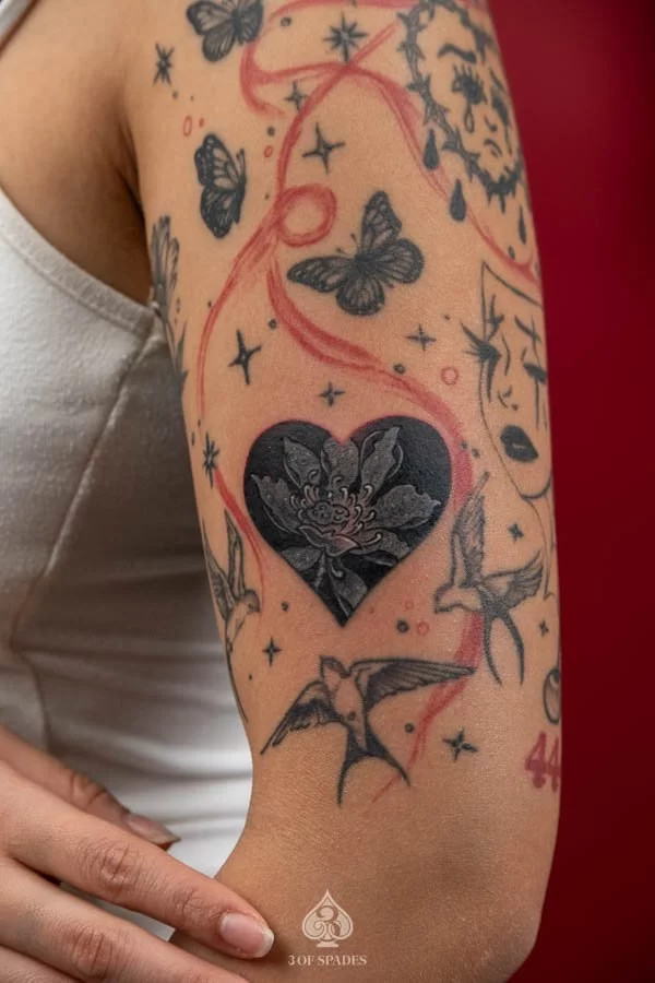 Black Lotus Tattoo Cover-Up