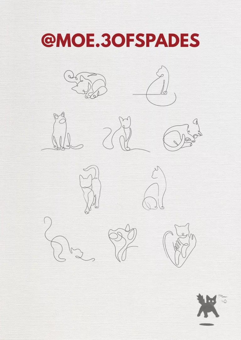 Cat tattoo design 1