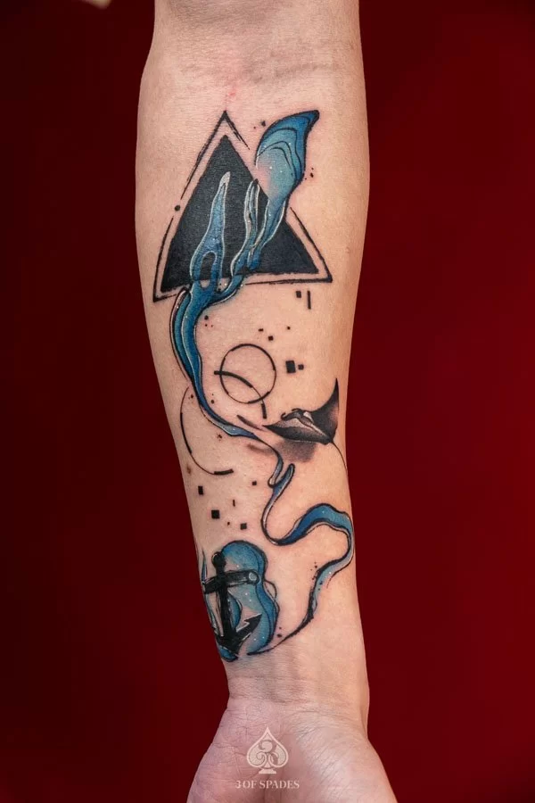 Color Graphic Tattoo Cover-up