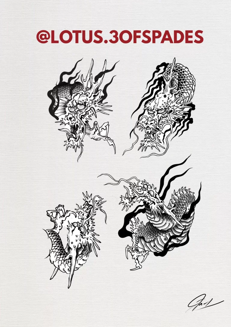 Dragon tattoo design